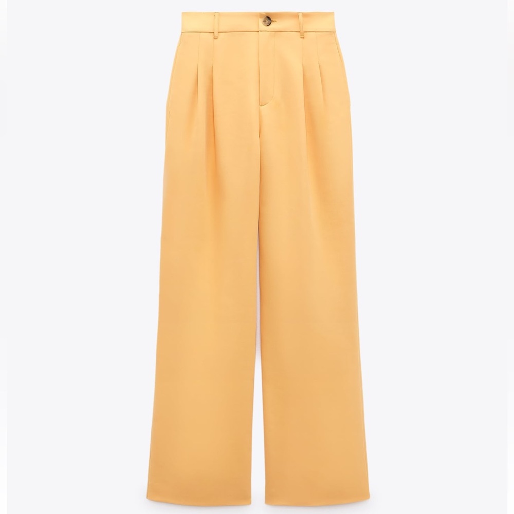 Zara orange FULL LENGTH PANTS